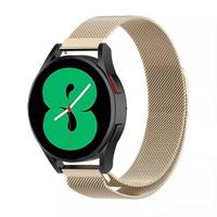 By Qubix - Milanese bandje - Vintage goud - Compatible met Xiaomi Redmi Watch 5 Active/Redmi Watch 5 Lite - Compatible Xiaomi bandje
