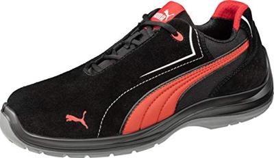 PUMA Touring Black Suede Low 643440200000040 ESD Sicherheitshalbschuh S3 Schuhtaille (EU): 40 Schwa