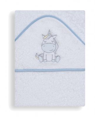 Interbaby badcape Eenhoorn junior 100 cm katoen