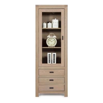 Vitrinekast (linksdraaiend) Village - Kiezel