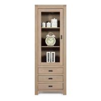 Vitrinekast (linksdraaiend) Village - Kiezel