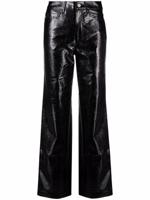 ROTATE BIRGER CHRISTENSEN pantalon Rotie en cuir artificiel - Noir