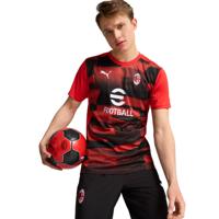 PUMA AC Milan Pre-Match Trainingsshirt 2024-2025 Rood Zwart