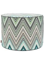 Missoni Home pouffe à motif zig-zag - Vert