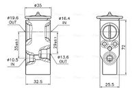 Expansieventiel, airconditioning CN1340 - thumbnail