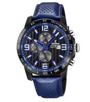 Horlogeband Festina F20339-4 Leder Blauw 23mm