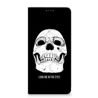 Mobiel BookCase Samsung Galaxy A14 4G Skull Eyes - thumbnail