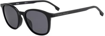 Hugo Boss zonnebril heren wayfarer cat. 2 zwart/grijs (1138 F/S)