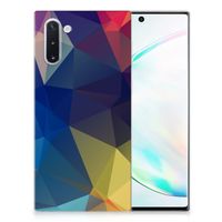 Samsung Galaxy Note 10 TPU Hoesje Polygon Dark - thumbnail