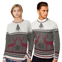 Christmas Jumpers Kersttrui - nordic - acryl - volwassenen 2XL  -