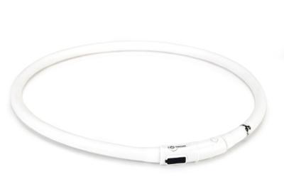 Beeztees Safety Gear Dogini - Halsband Hond - Wit - 70 Cm