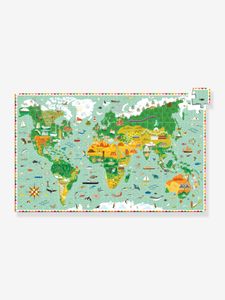 Observatiepuzzel 200 stukjes Wereldreis DJECO groen