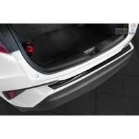 Zwart RVS Bumper beschermer passend voor Toyota C-HR 2016- 'Ribs' AV245160 - thumbnail