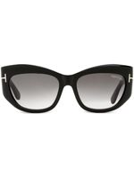 TOM FORD Eyewear lunettes de soleil Brianna à monture papillon - Noir - thumbnail