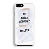 No Girls Allowed Unless: iPhone 8 Tough Case - thumbnail