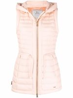 Woolrich gilet matelassé Hibiscus à capuche - Rose - thumbnail