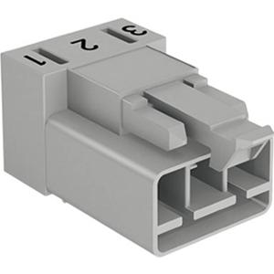 WAGO 890-813/011-000 Netstekker WINSTA MINI Stekker, inbouw horizontaal Totaal aantal polen: 3 16 A Zwart 1 stuk(s)