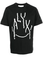 1017 ALYX 9SM t-shirt en coton à imprimé abstrait - Noir