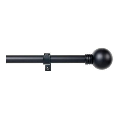 Stang voor Gordijnen Stor Planet Uitschuifbaar Zwart (110 cm)