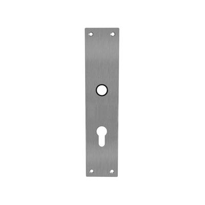 Intersteel renovatieschild rechthoekig 250x55x2mm profielcilindergat 55mm - RVS Intersteel renovatieschild rechthoekig 250x55x2mm profielcilindergat 55mm - RVS