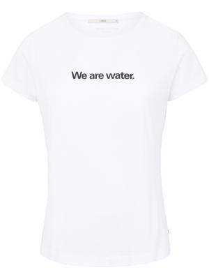 Shirt van 100% katoen met ronde hals Van Lanius wit Shirt van 100% katoen met ronde hals Van Lanius wit