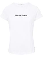 Shirt van 100% katoen met ronde hals Van Lanius wit