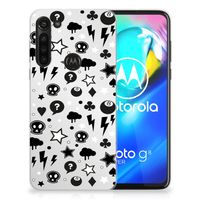 Silicone Back Case Motorola Moto G8 Power Silver Punk