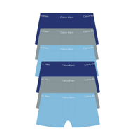 Calvin Klein 6-pack boxershorts brief - marine/paars/grijs