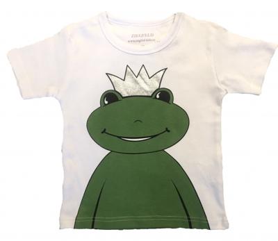 Ziegfeld T-shirt kikker Koning junior wit maat 98 Ziegfeld T-shirt kikker Koning junior wit maat 98