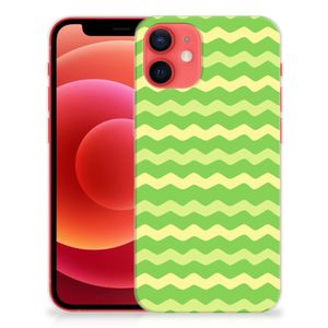 iPhone 12 Mini TPU bumper Waves Green