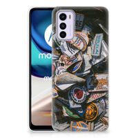 Motorola Moto G42 Siliconen Hoesje met foto Badges