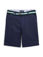 Ralph Lauren Kids short à logo Polo Pony - Bleu