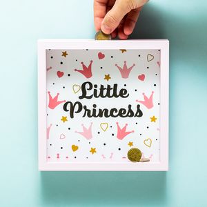 Houten Spaarpot - Princess