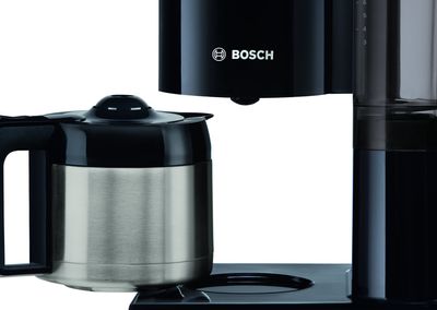 Bosch Haushalt TKA8A053 Koffiezetapparaat Zwart, RVS Capaciteit koppen: 8 Met thermoskan