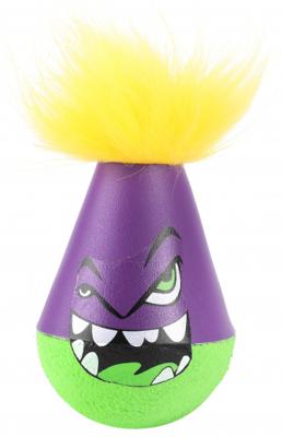 Toi Toys stuiterbal shuttle emoji paars/groen/geel Toi Toys stuiterbal shuttle emoji paars/groen/geel