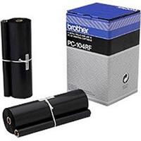 Brother Thermokleurlint PC-104RF 4 stuks thermische kleurtape zwart 4x700 S. Fax-1150P/1200P/1700P