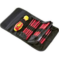 TOOLCRAFT WHS-017 elektronica en fijnmechaniek, elektricien, VDE, werkplaats wisselblad 17-delig sleuf, buitenzesschakelaar