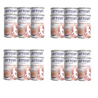 Kattovit Nier/Renal Drink Eend | 24-pack | 24 x 135 ml | Aanvullend voer voor volwassen katten | stukjes vlees met eend | ter ondersteuning van de nierfunctie