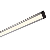 KapegoLED meubelopbouwlamp, Mia III, zilver/zwart frosterd, warmwit EEK: A