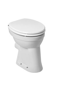 Toiletpot Wiesbaden Staand verhoogd +6 PK Wit