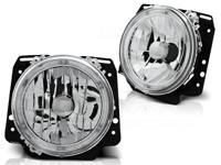 Tuning-Tec Buitenste koplampen voor VW GOLF II 2 08 83-08 91 ANGEL EYES CHROOM