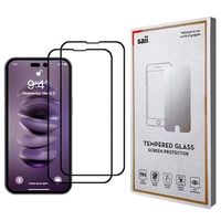 Saii 3D Premium iPhone 14 Plus/13 Pro Max Gehard Glas - 2 St.