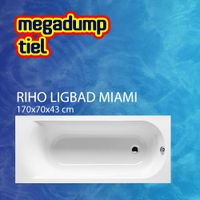 Ligbad Miami 170X70X43 cm Wit Riho