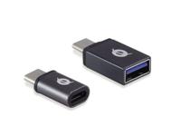 CONCEPTRONIC Adapter USB-C -> USB3.0+Micro USB 2-pack sw