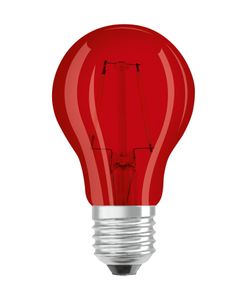 OSRAM 4058075433946 LED-lamp Energielabel G (A - G) E27 Peer 2.5 W = 7 W Rood (Ø x l) 60 mm x 105 mm 1 stuk(s)