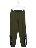 Iceberg Kids pantalon de jogging à logo imprimé - Vert