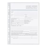 ELBA 100460999 brochurehoes DIN A4 rechts open met XXL afsluitlus generfd documentecht niet-verblindend dikte 0,09 mm Boven & links open, sluitflap links A4 (100 Stuk) oben und links offen