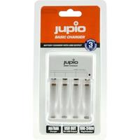 JBC0021 acculader voor thuis, wit, oplader, AAA, AAA).