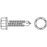 TOOLCRAFT 141389 Zelfborende schroef 6.3 mm 25 mm Buitenzeskant DIN 7504 Staal Galvanisch verzinkt 500 stuk(s) - thumbnail