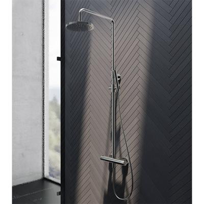 Hotbath Buddy thermostatische regendoucheset met ronde handdouche en hoofddouche 30 cm, chroom Hotbath Buddy thermostatische regendoucheset met ronde handdouche en hoofddouche 30 cm, chroom